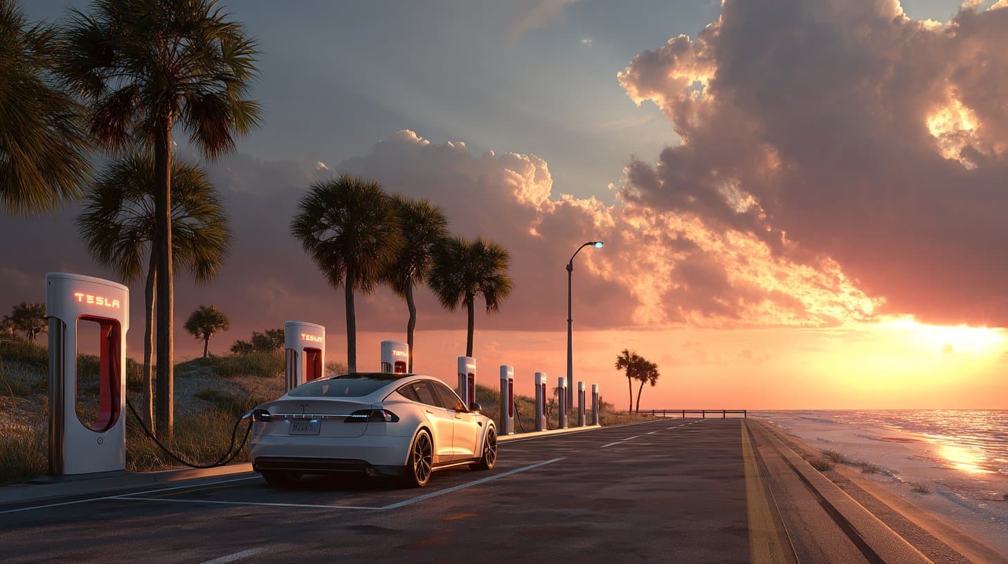 I-95 Florida EV charging station guide