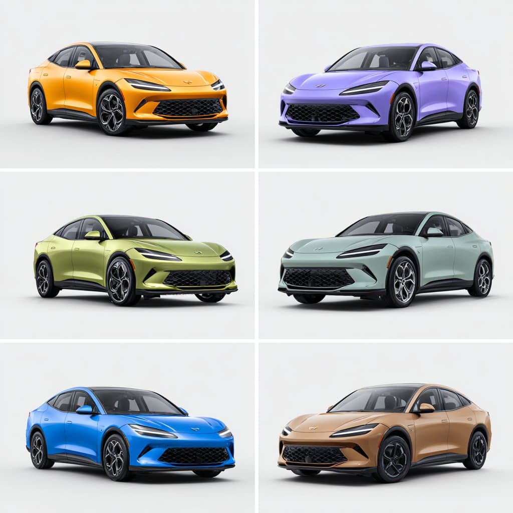 Grid of new electric vehicles launching in 2026