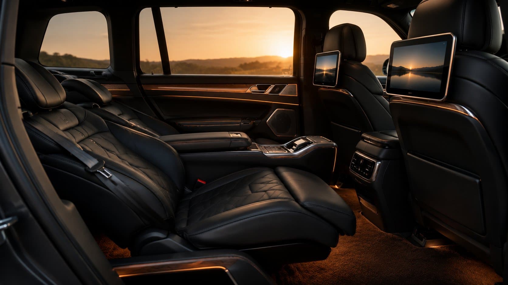 Nio ES9 26-position power captain's chairs with zero-gravity recline