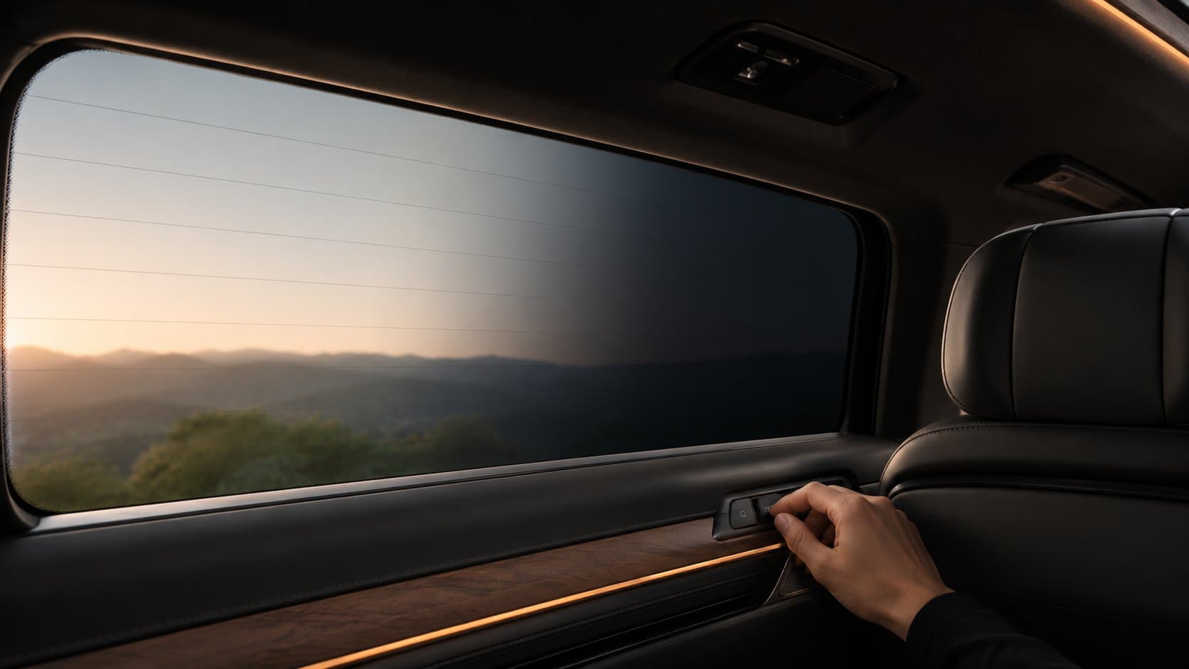 Nio ES9 smart-tinting windows with adjustable opacity