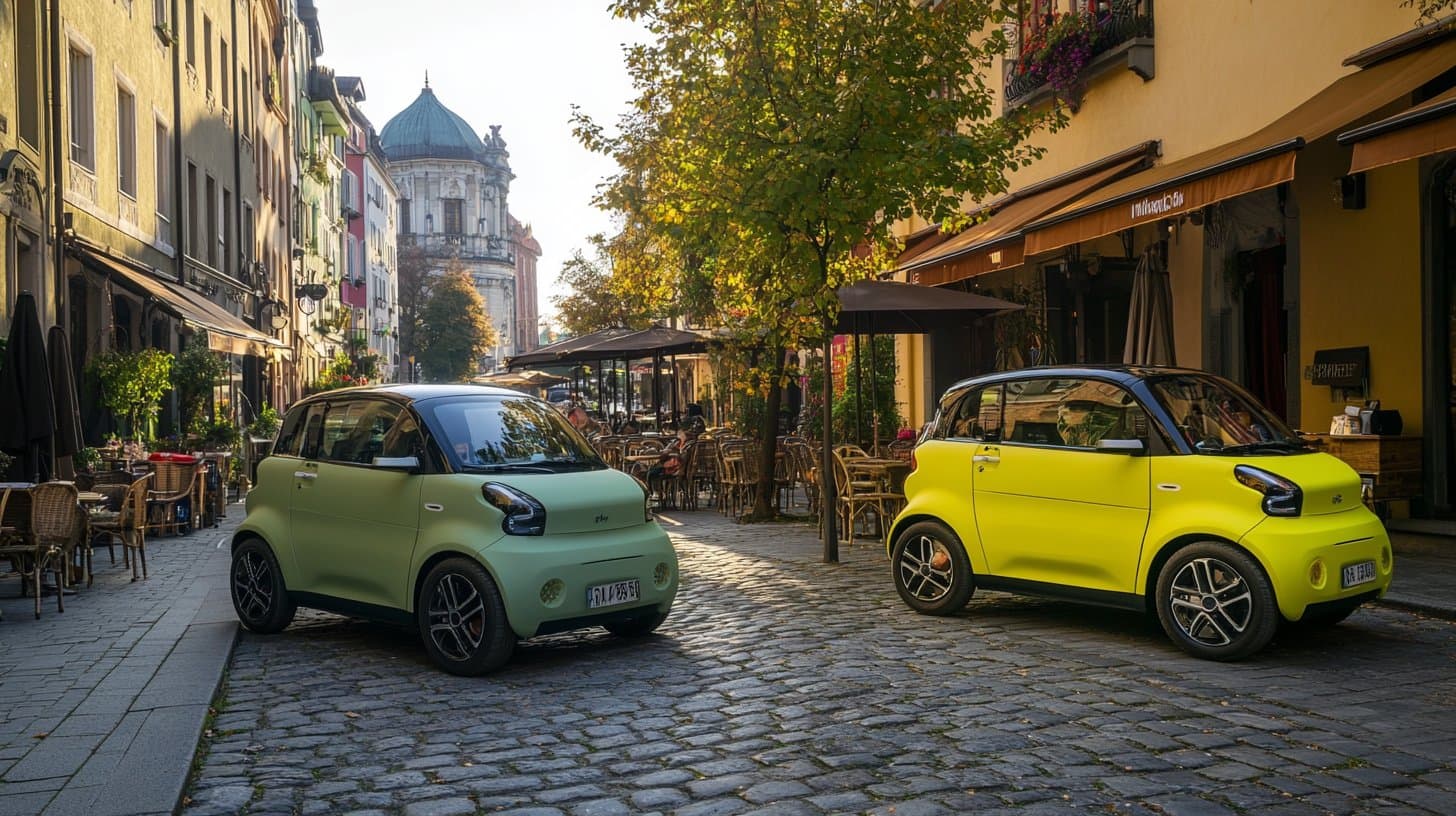 Volvo EX30 and Mini Cooper Electric small city EVs